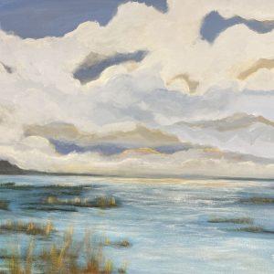 Golden light on the marsh